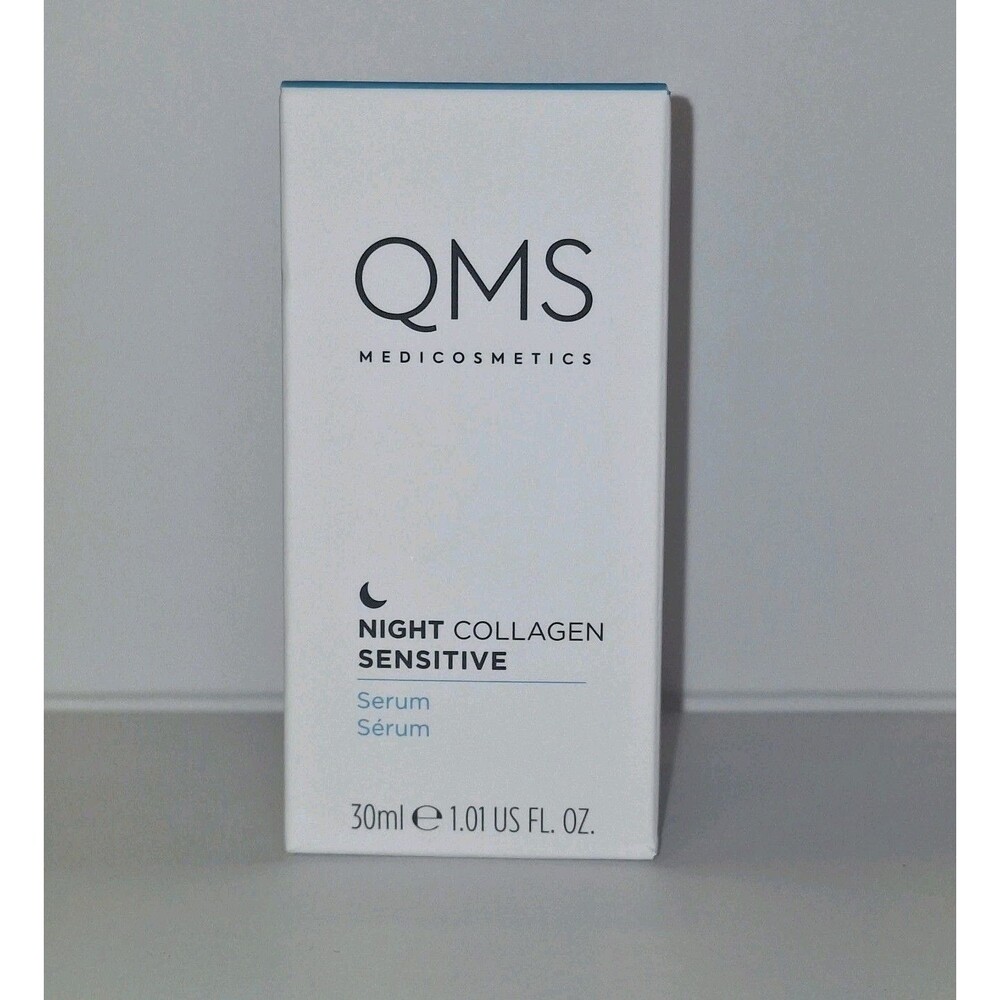 QMS Night Collagen Sensitive Serum 1.01 Oz Made in Germany New In Box